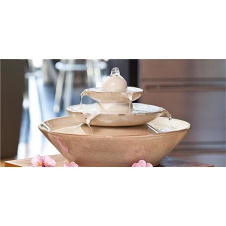 ROSA - Keramik-Tischbrunnen