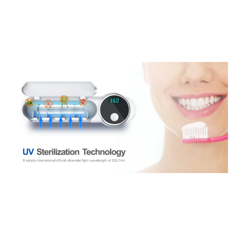Zidno montirano automatsko UV svjetlo za četkicu za zube
