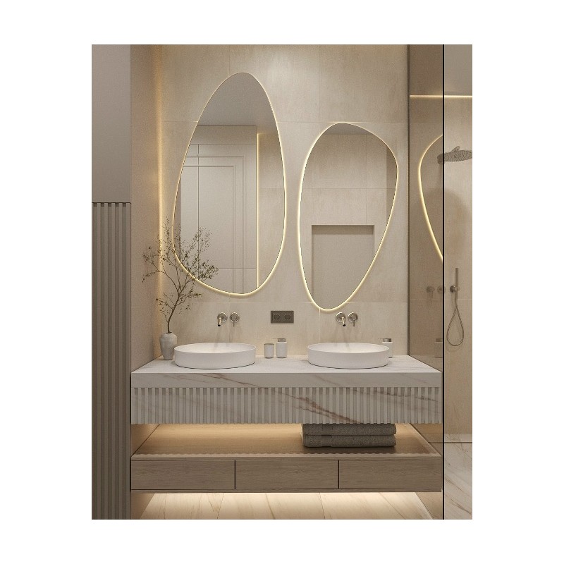 Asimetricno LED ogledalo