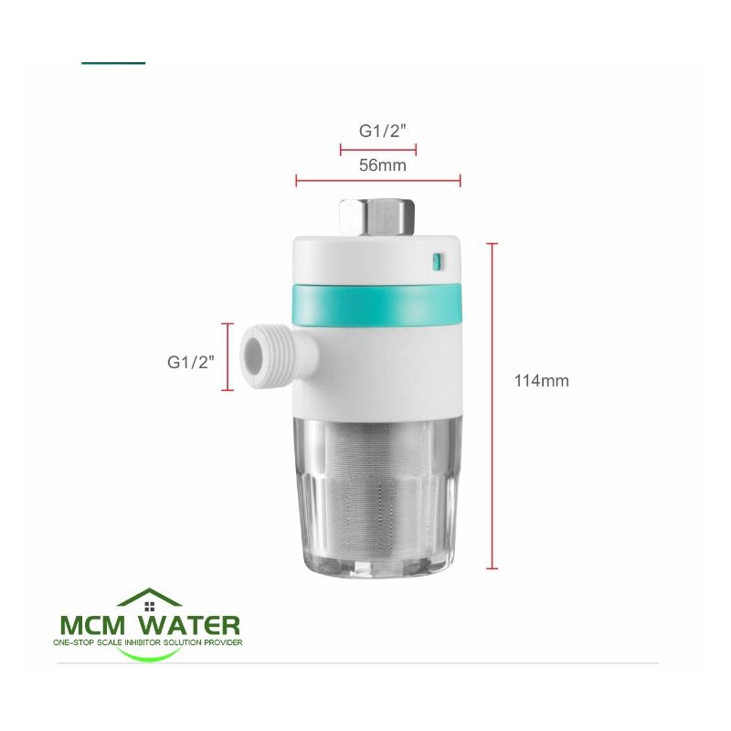 Mehčalec vode za pretočne grelnike, grelne pipe, bojlerje, pralne stroje, pomivalne stroje, armature 99% učinkovitost