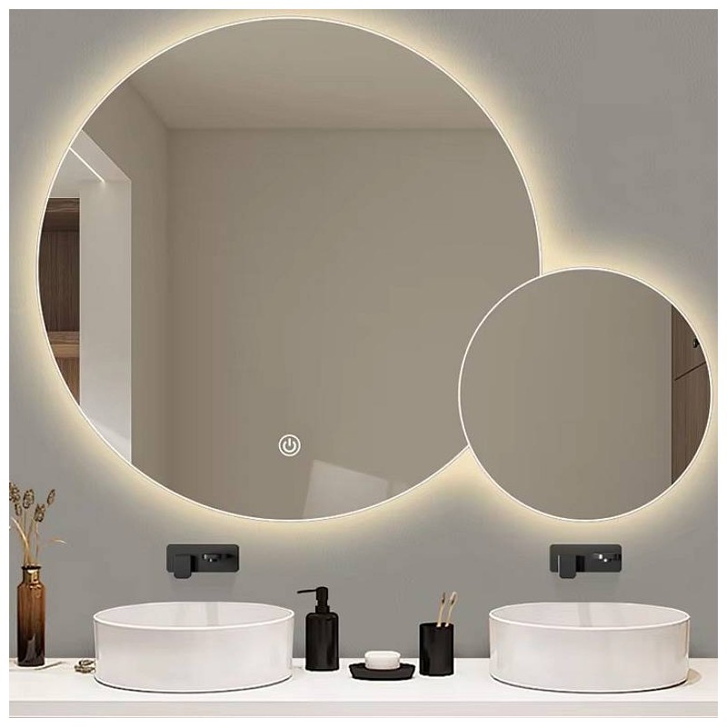 Dvojno kopalnisko LED ogledalo