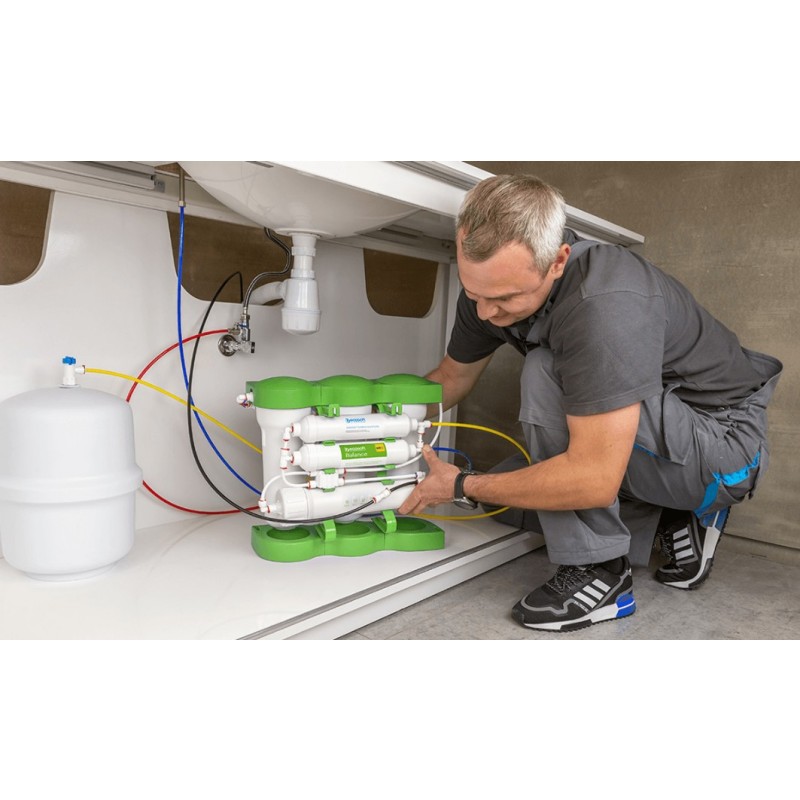 Vodni filter reverzna osmoza Ecosoft Pure Balance ( optimalna kombinacija mineralov, manj odpadne vode, praktična zasnova ) 