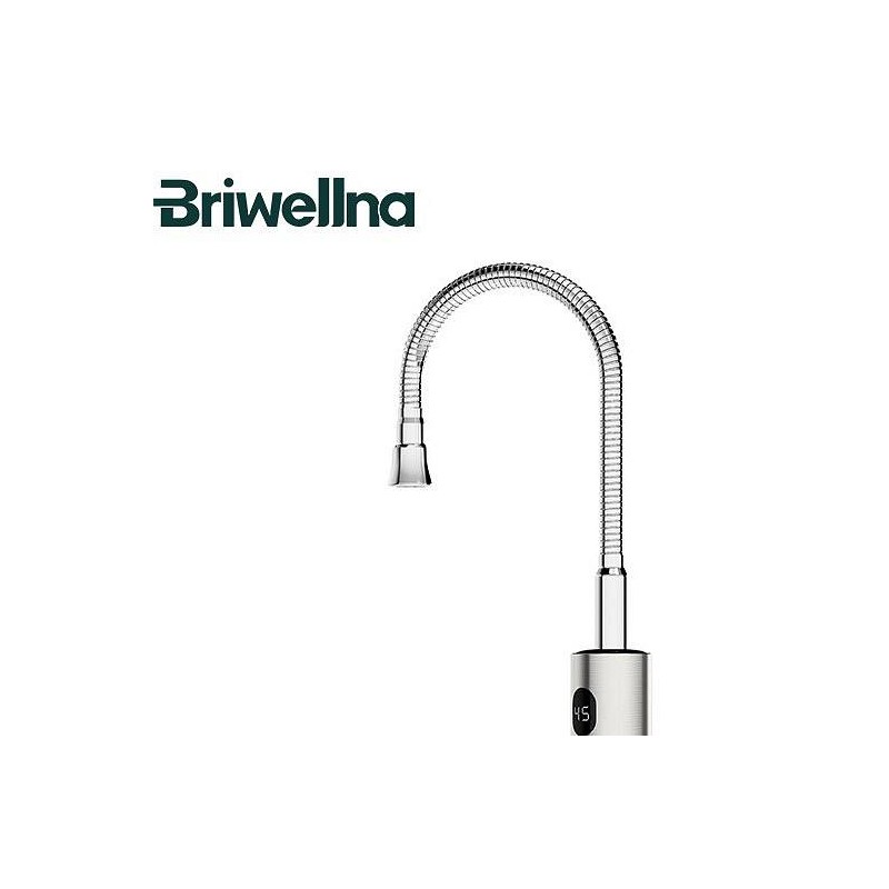 Gibljivo izvodilo za pretočno grelno pipo Briwellna