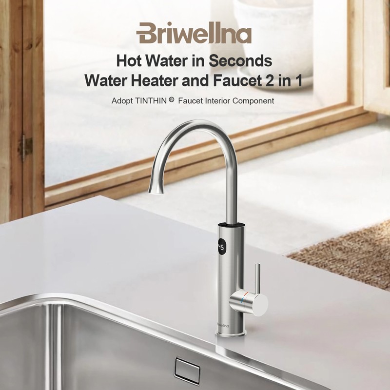 Visokokakovostna grelna pipa iz nerjavečega jekla Briwellna z el. varnostnim stikalom