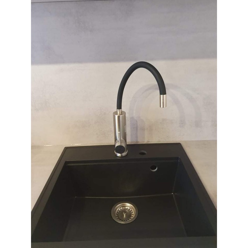 Električna grelna pipa iz nerjavečega jekla z gibljivim izvodilom