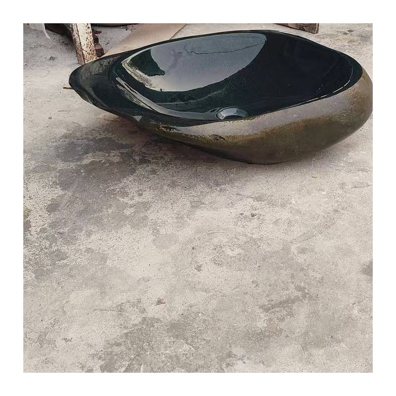 Kamniti umivalnik Riverstone black3