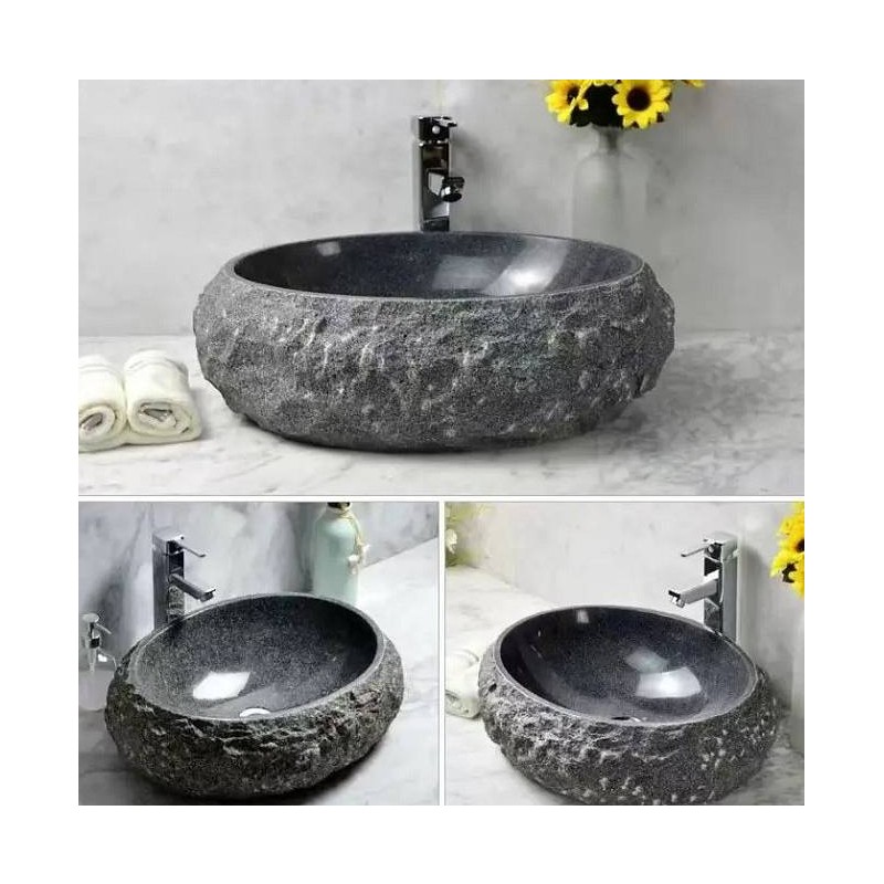 Kamniti umivalnik rustic elegance