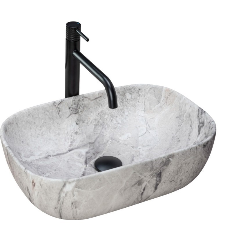 Keramik Aufsatzwaschbecken Livia stone mat