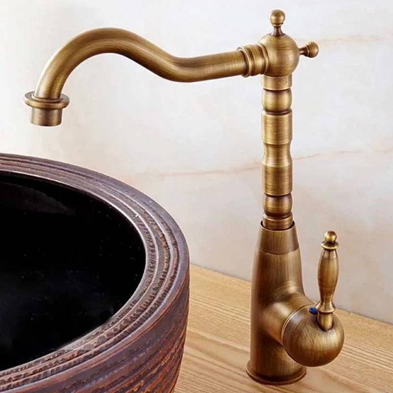 Kopalniška armatura Rea Bona old gold high