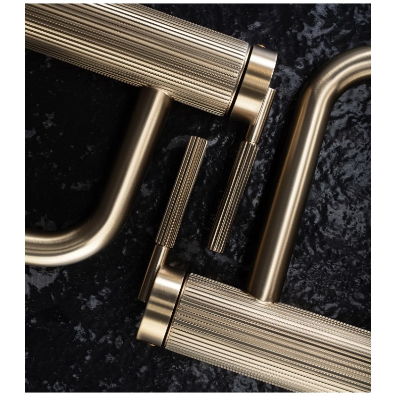 Pipa za umivalnik Argon Brush Gold High 