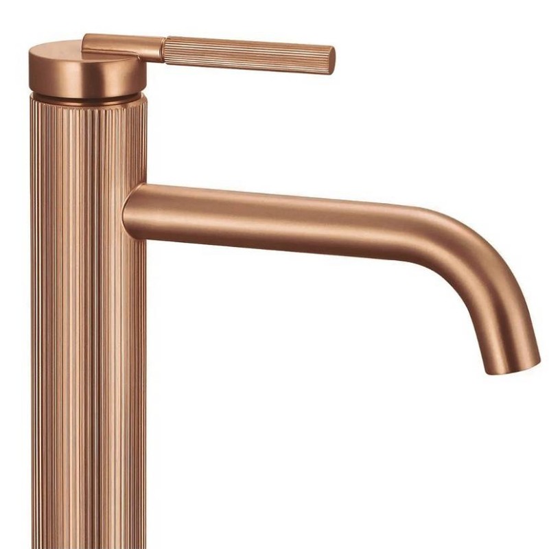 Pipa za umivalnik Argon Brush Copper High 