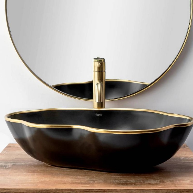 Kopalniška pipa REA BRUSHED GOLD