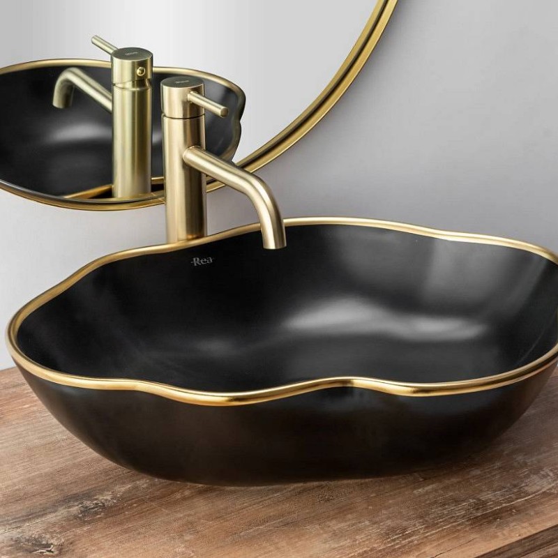 Kopalniška pipa REA BRUSHED GOLD