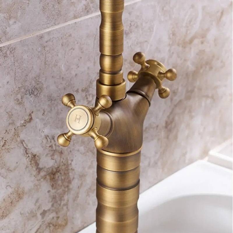Kopalniska pipa Rustico Antique gold