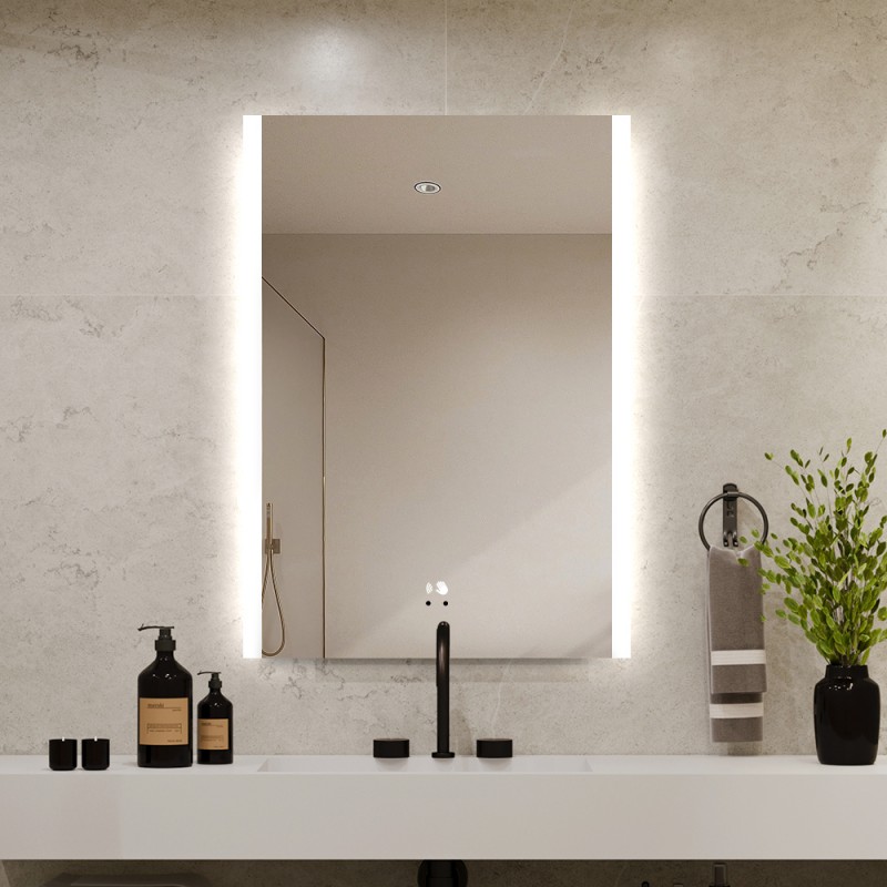 Kopalniško pravokotno ogledalo z osvetlitvijo na senzor 50x70