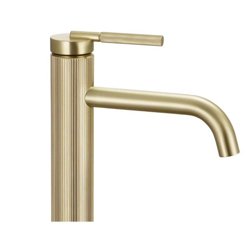 Pipa za umivalnik Argon Brush Gold High 