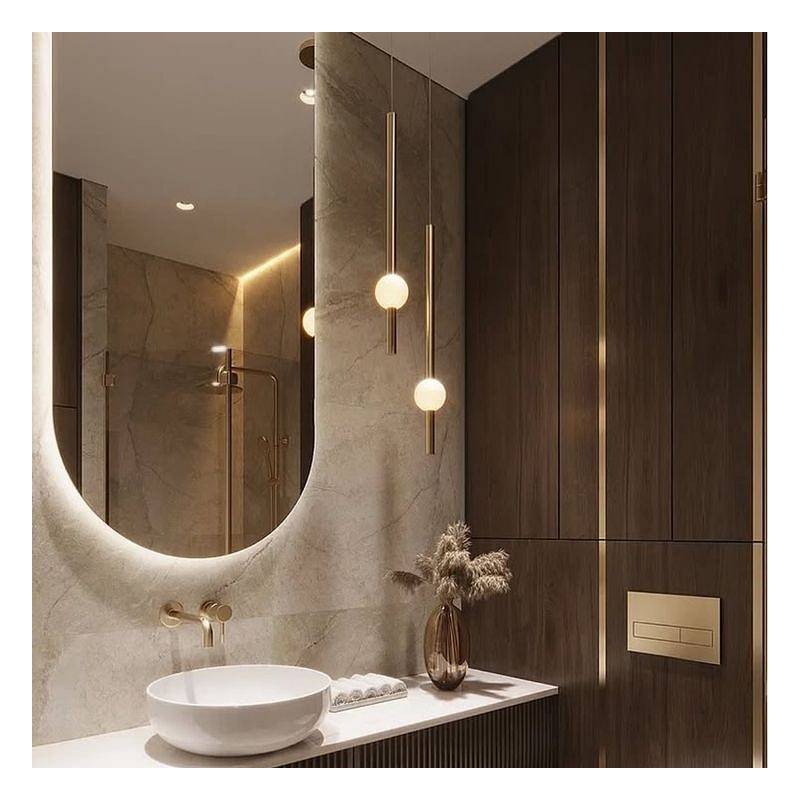 Dvojno polovalno LED ogledalo BigAlmond®