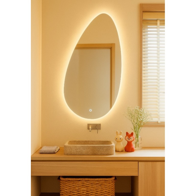 LED ogledalo BigAlmond Vertikal