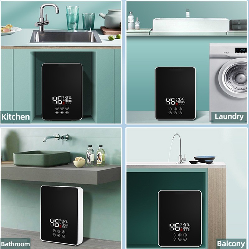 Električni pretočni bojler, večnamenski 3,5kW - 4,5kW