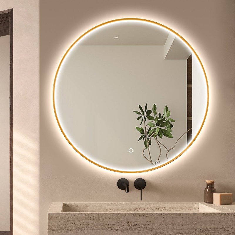 Okroglo ogledalo za kopalnico