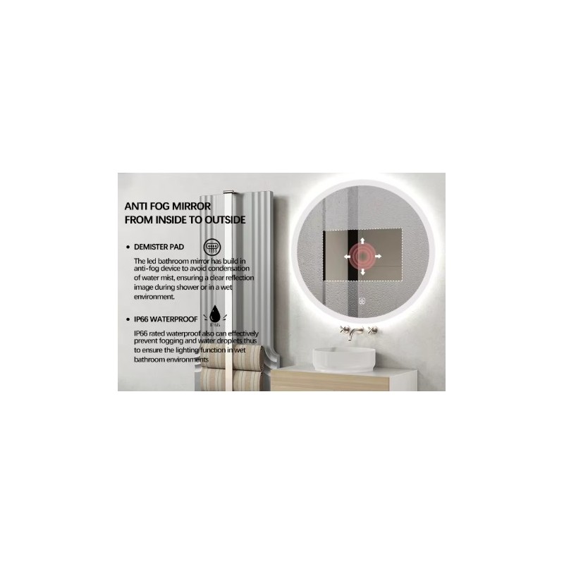 Okroglo kopalniško ogledalo