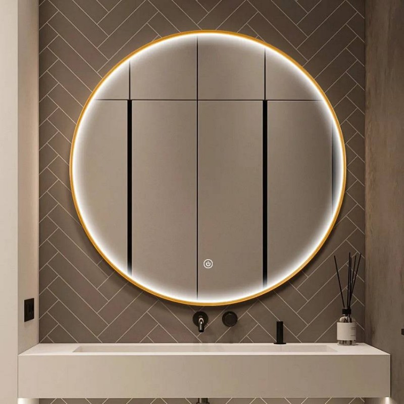 Okroglo ogledalo z LED osvetlitvijo