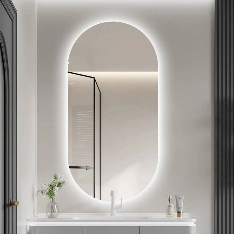 Ovalno ogledalo za kopalnico