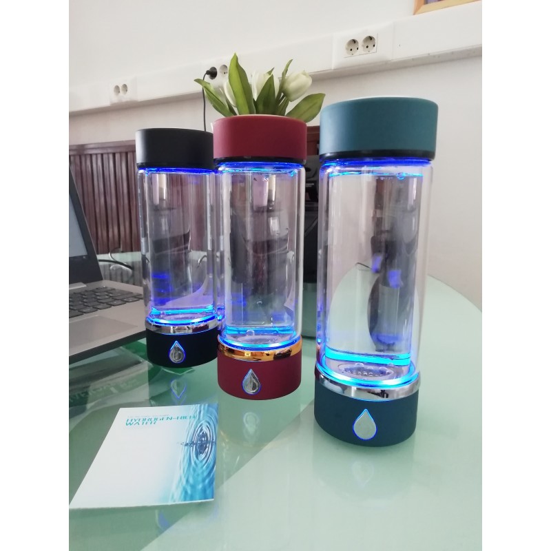 IONIZATOR STEKLENIČKA 450mL, elegantno črna