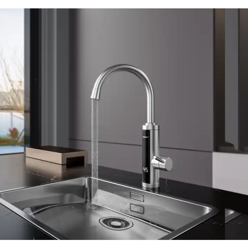 Električna grelna pipa Modern z digitalnim prikazovalnikom