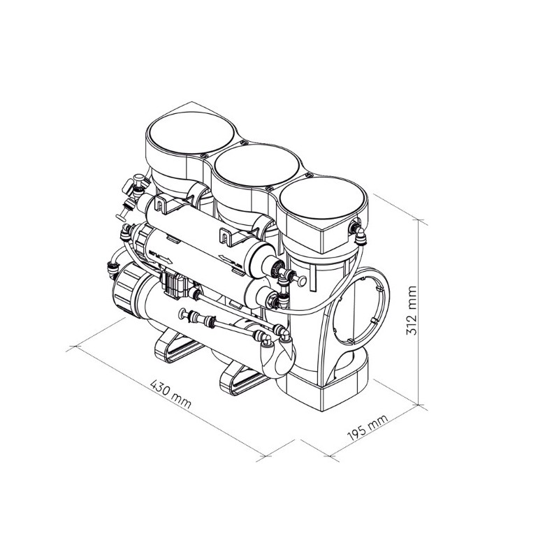 Vodni filter reverzna osmoza Ecosoft Pure Balance ( optimalna kombinacija mineralov, manj odpadne vode, praktična zasnova ) 