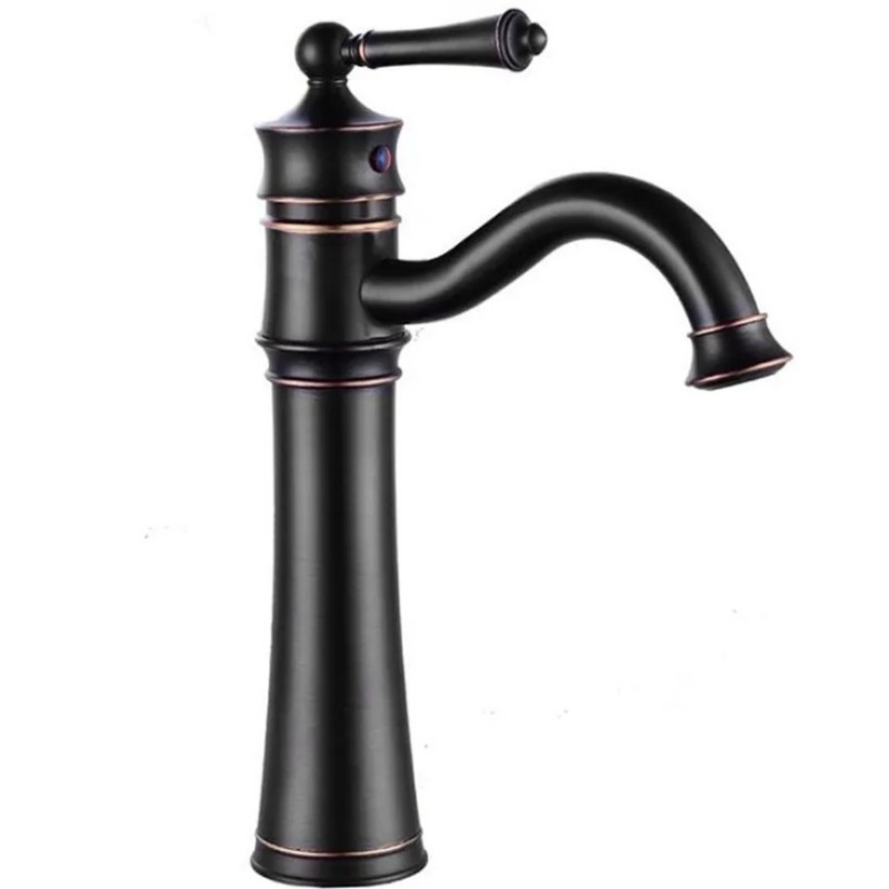 Retro Waschtischarmatur Rea Vintage Black High