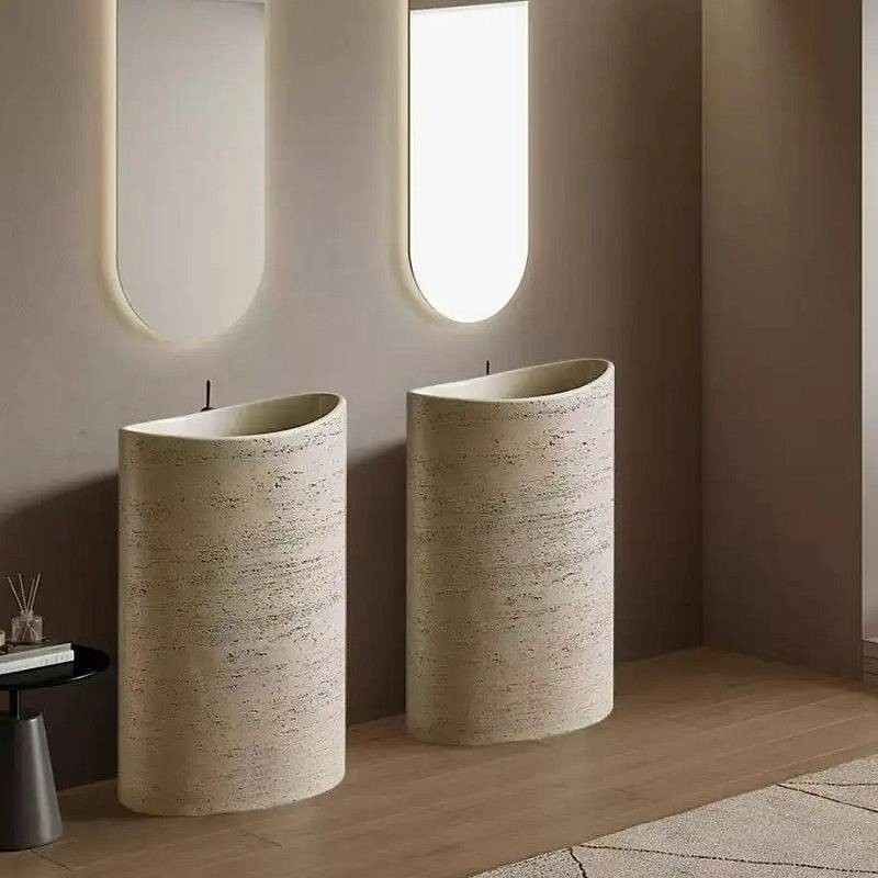 samostojeci umivalnik iz umetnega kamna