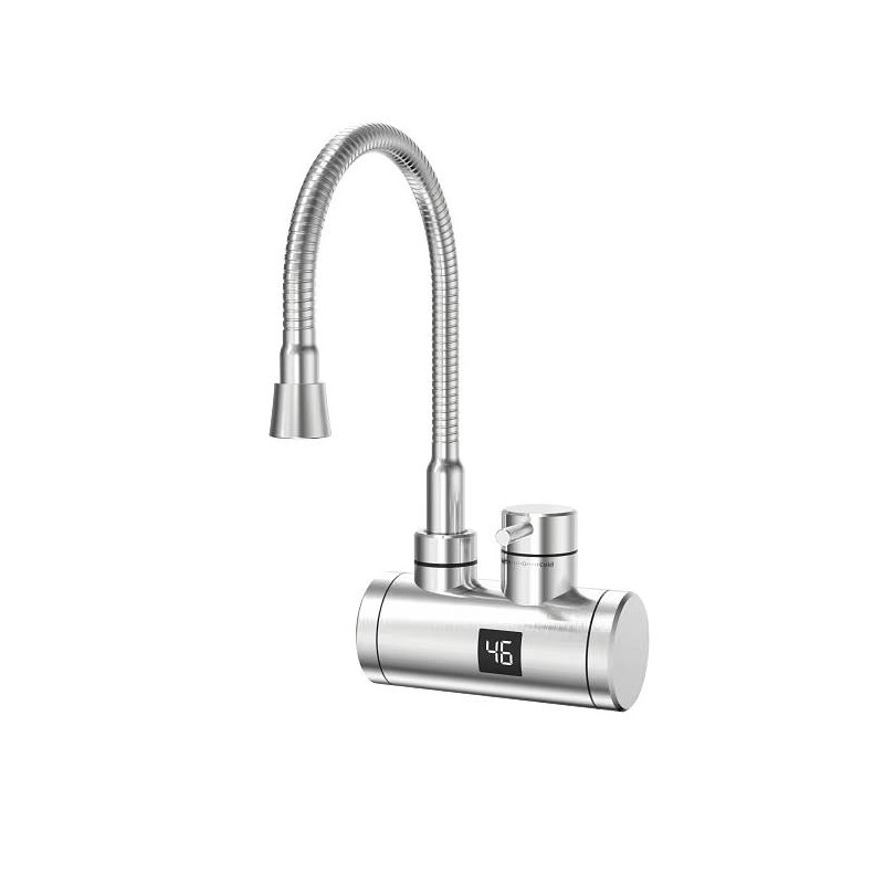 Stenska grelna pipa iz nerjavečega jekla gibljiva + varnostno zaščitno stikalo