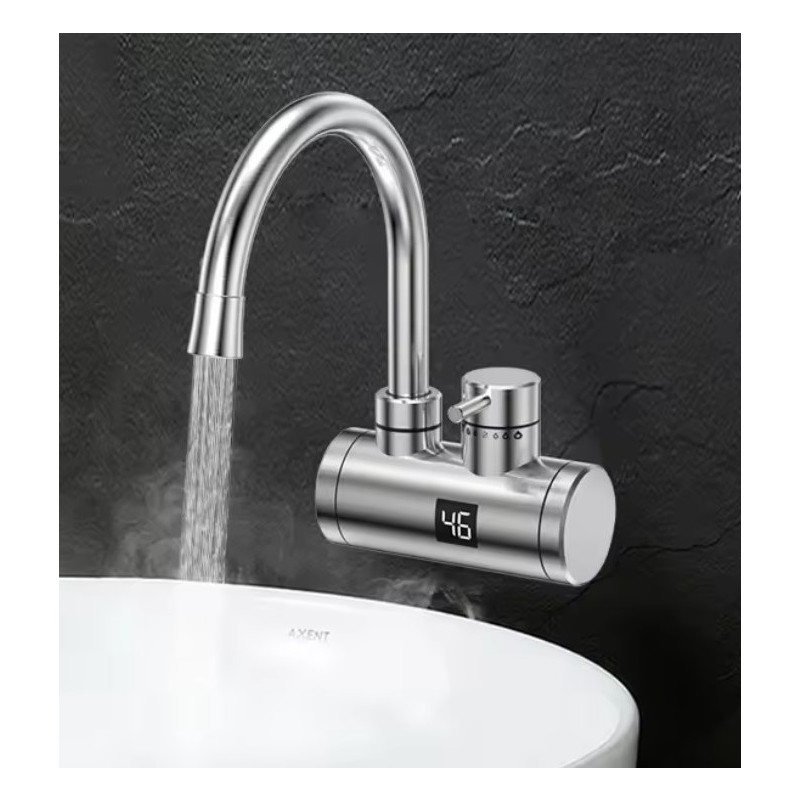 Stenska grelna pipa iz nerjavečega jekla + varnostno zaščitno stikalo