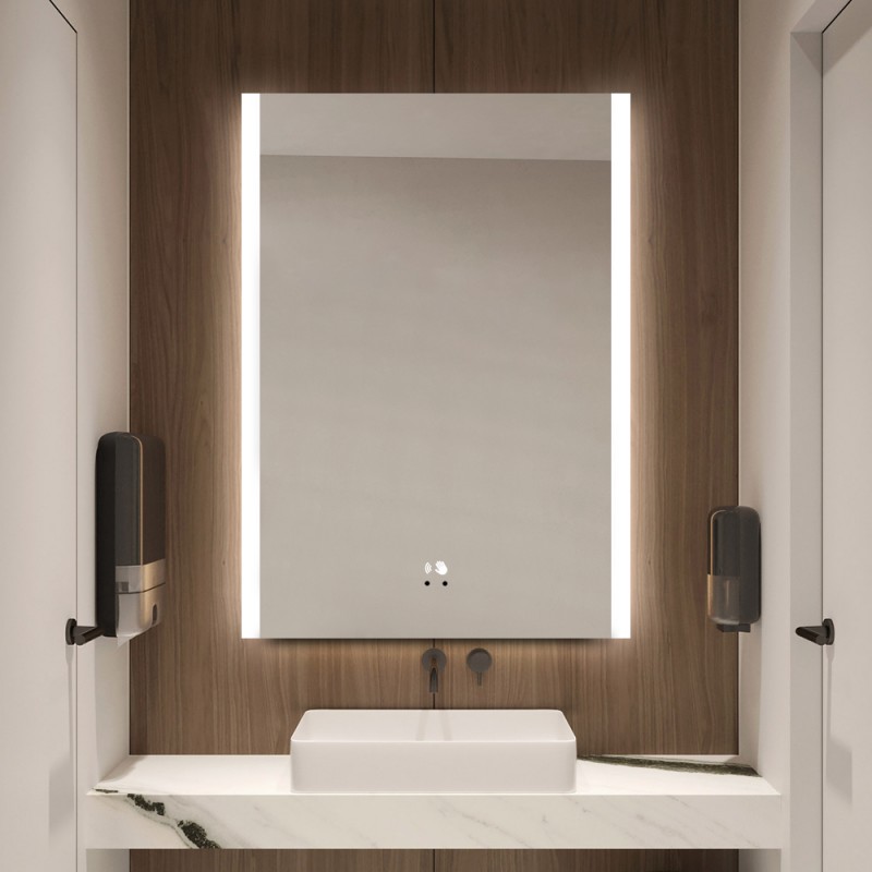 Kopalniško pravokotno ogledalo z osvetlitvijo na senzor 50x70