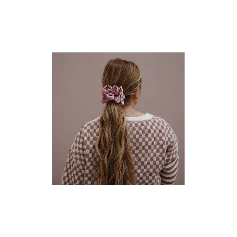 Svilena elastika za lase scruncie XL (8cm)