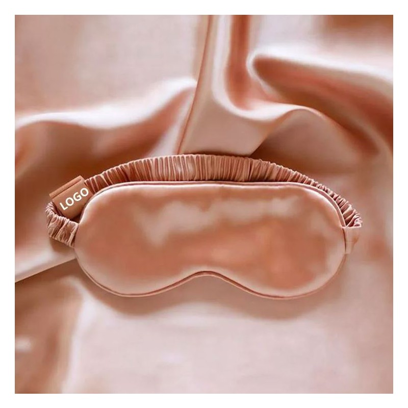 Svilena maska za oči Rose Pink