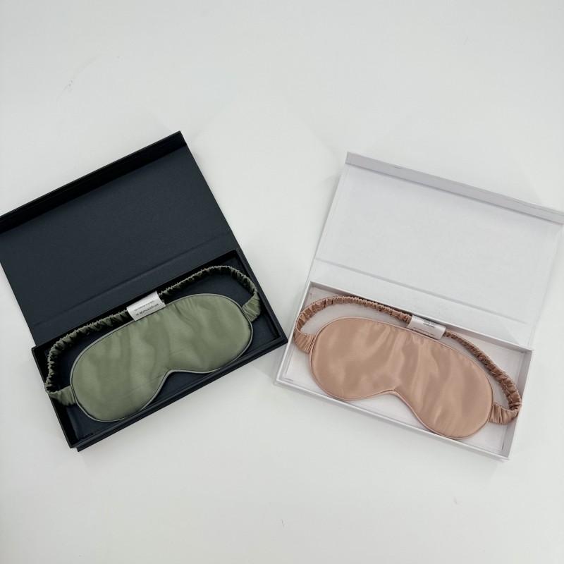 Svilena maska za oči Rose Pink