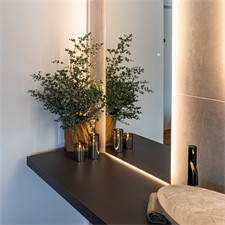 Dvojno polovalno LED ogledalo BigAlmond®