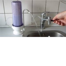Obertisch Küchenfilter mit Wasserhahn