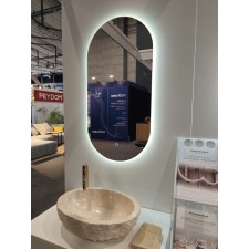 Ovalno ogledalo za kopalnico z LED osvetlitivijo