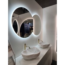 Dvojno okroglo LED ogledalo BigAlmond®