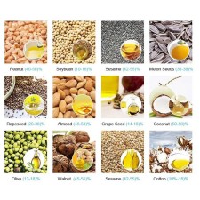 Avtomatska stiskalnica za semena, grozdne pečke 12,5 kg/h - 18 kg/h