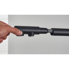 Pipa za filter 3 v 1 črna mat izvlečna