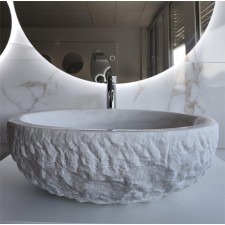 Kamniti umivalnik BigAlmond® Alba