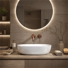 Nadpultni keramični umivalnik Cleo White 50 beli 