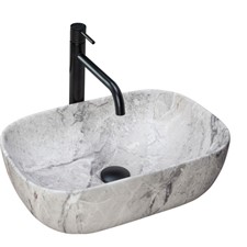 Keramik Aufsatzwaschbecken Livia stone mat
