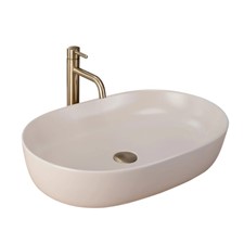Keramik Aufsatzwaschbecken Cleo 61 beige matt