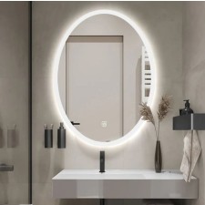 LED ogledalo za kopalnico Oval 75 cm x 100 cm