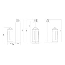 Mehcalna naprava Ecosoft dimenzije